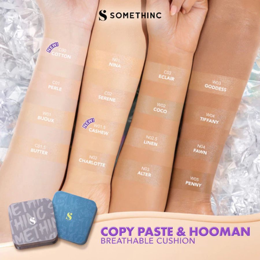 Somethinc Copy Paste Breathable Cushion SPF 33 PA++ C01 Perle 15gram