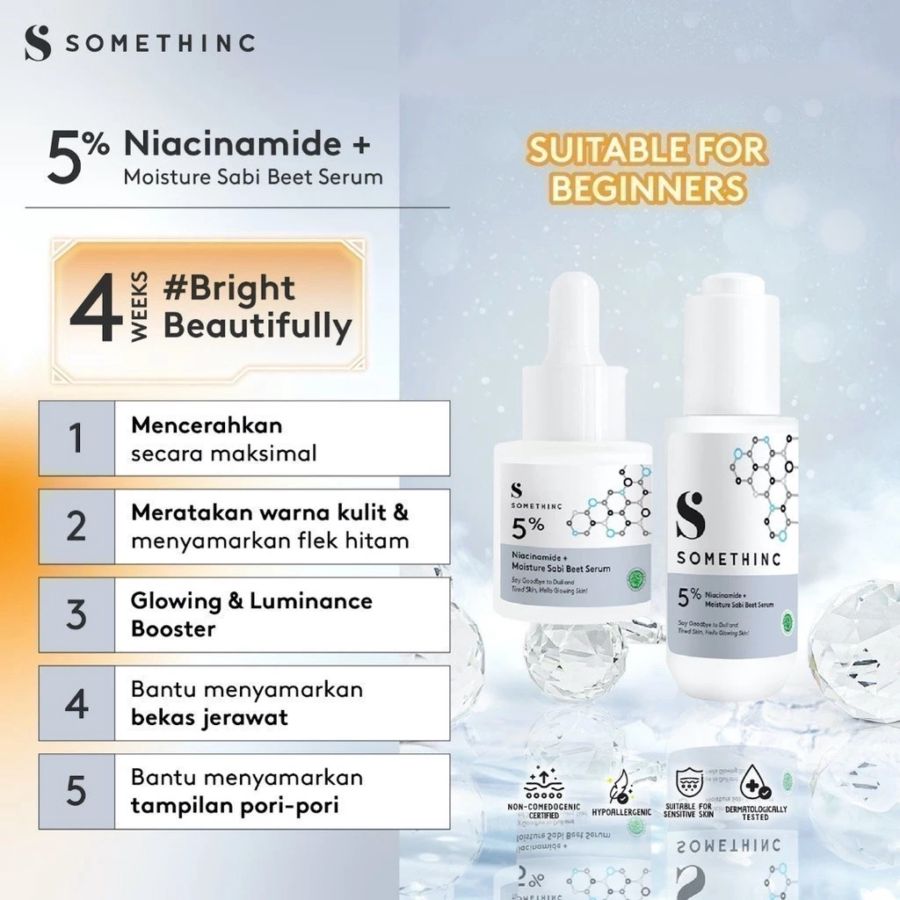 Somethinc 5% Niacinamide + Moisture Sabi Beet Serum Wajah 20ml