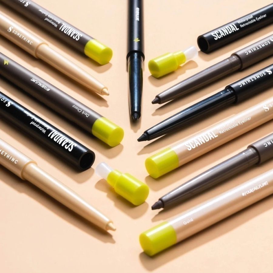 Somethinc Scandal Dark Choco Waterproof Retractable Eyeliner 1pcs