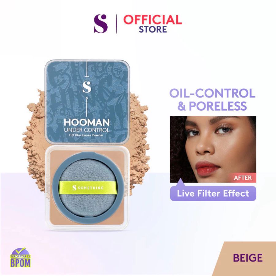 Somethinc Hooman Under Control HD Blur Loose Powder Beige 13gram