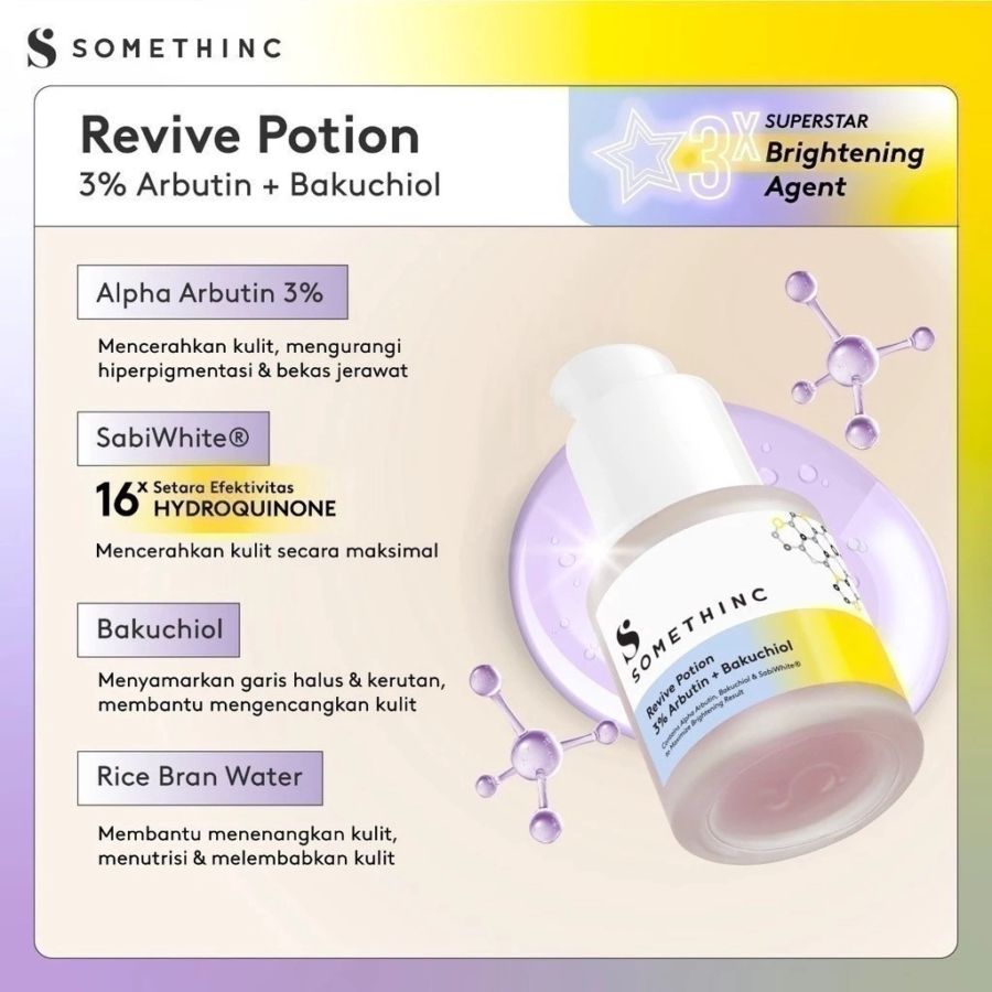 Somethinc Revive Potion 3% Arbutin + Bakuchiol 1pcs