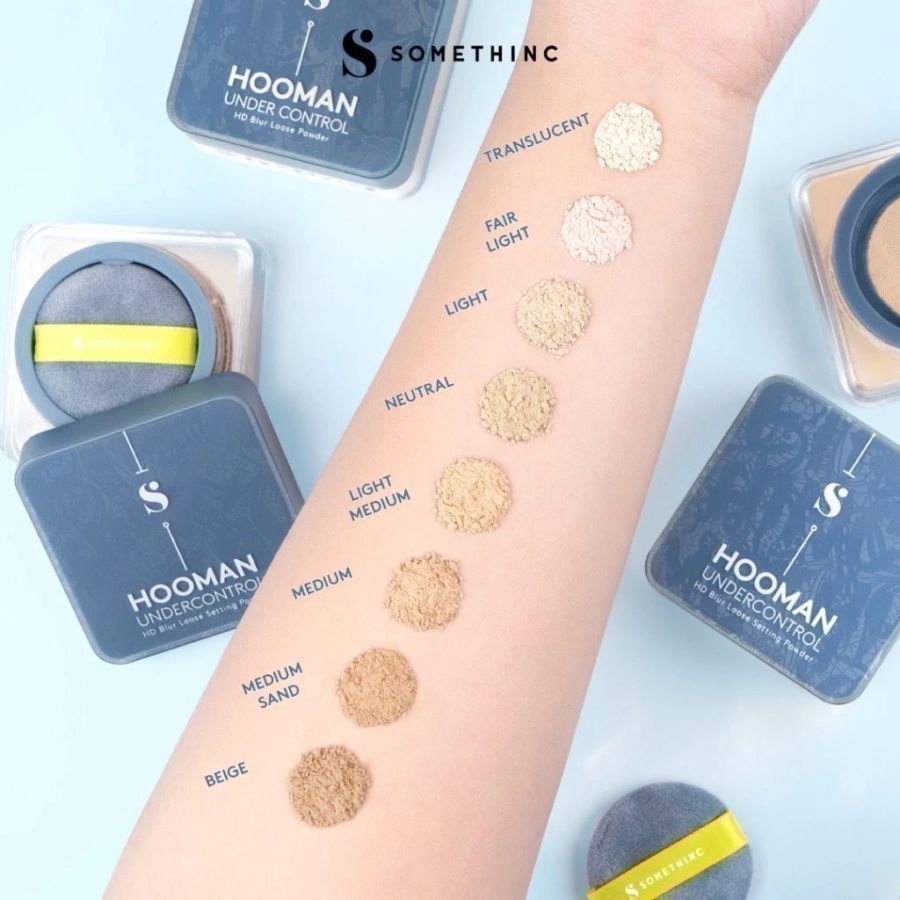 Somethinc Hooman Under Control HD Blur Loose Powder Light 13gram