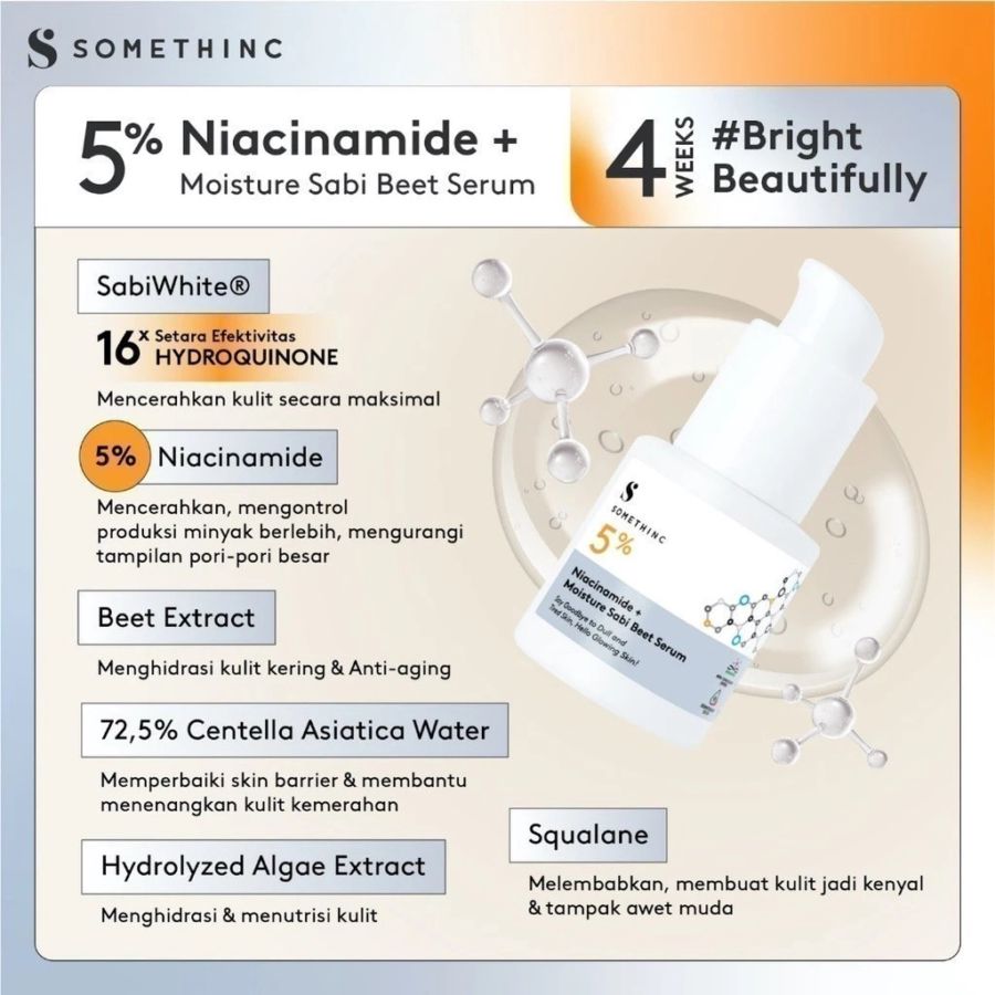 Somethinc 5% Niacinamide + Moisture Sabi Beet Serum Wajah 20ml