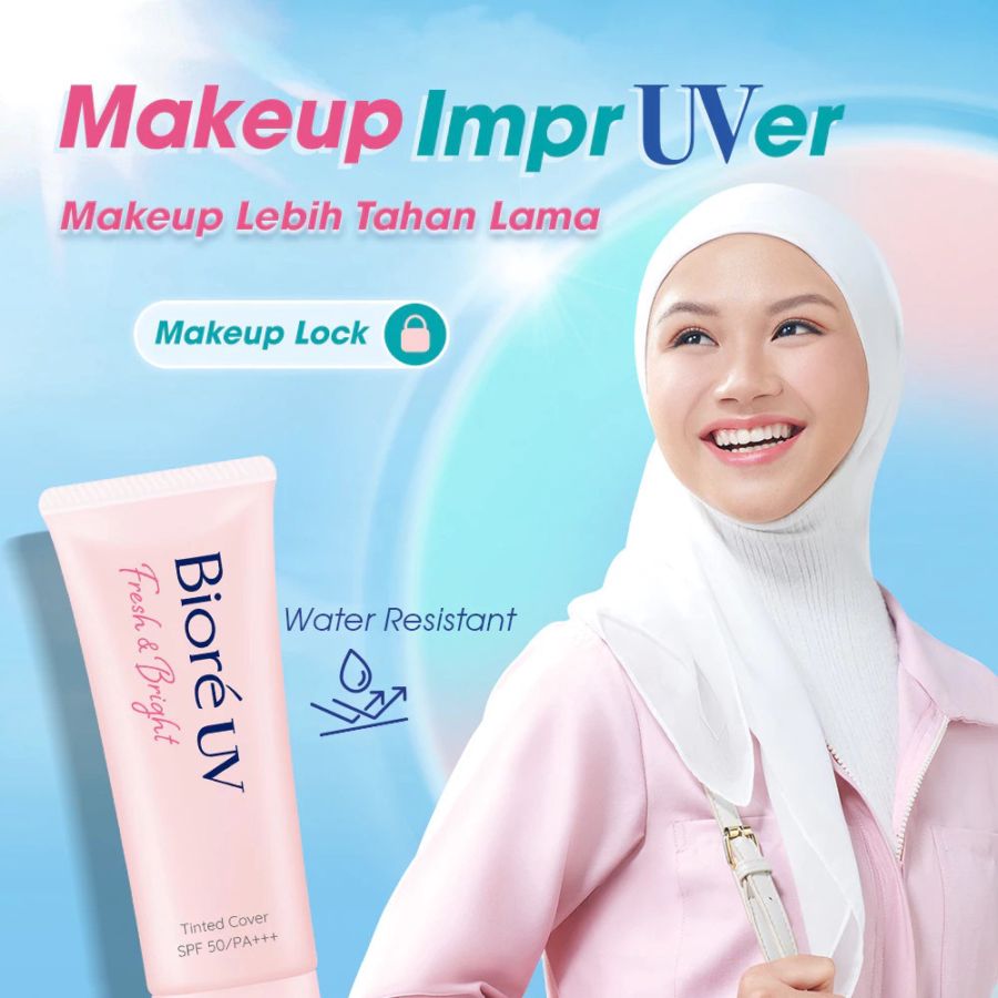 Biore UV Fresh Look Tinted Cover Beige Sunscreen SPF 50 PA+++ 30gram