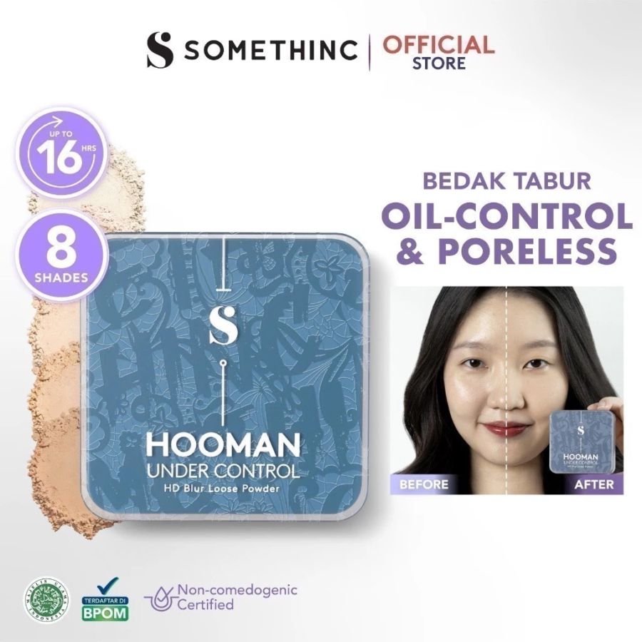 Somethinc Hooman Under Control HD Blur Loose Powder Light 13gram