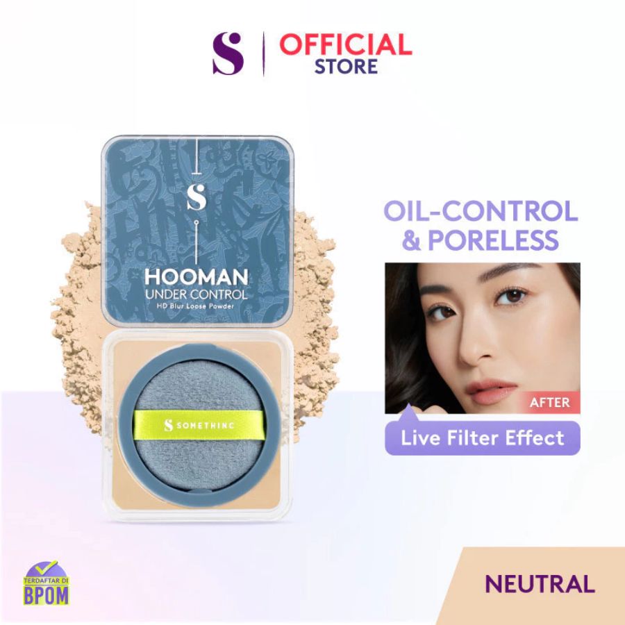Somethinc Hooman Under Control HD Blur Loose Powder Neutral 13gram