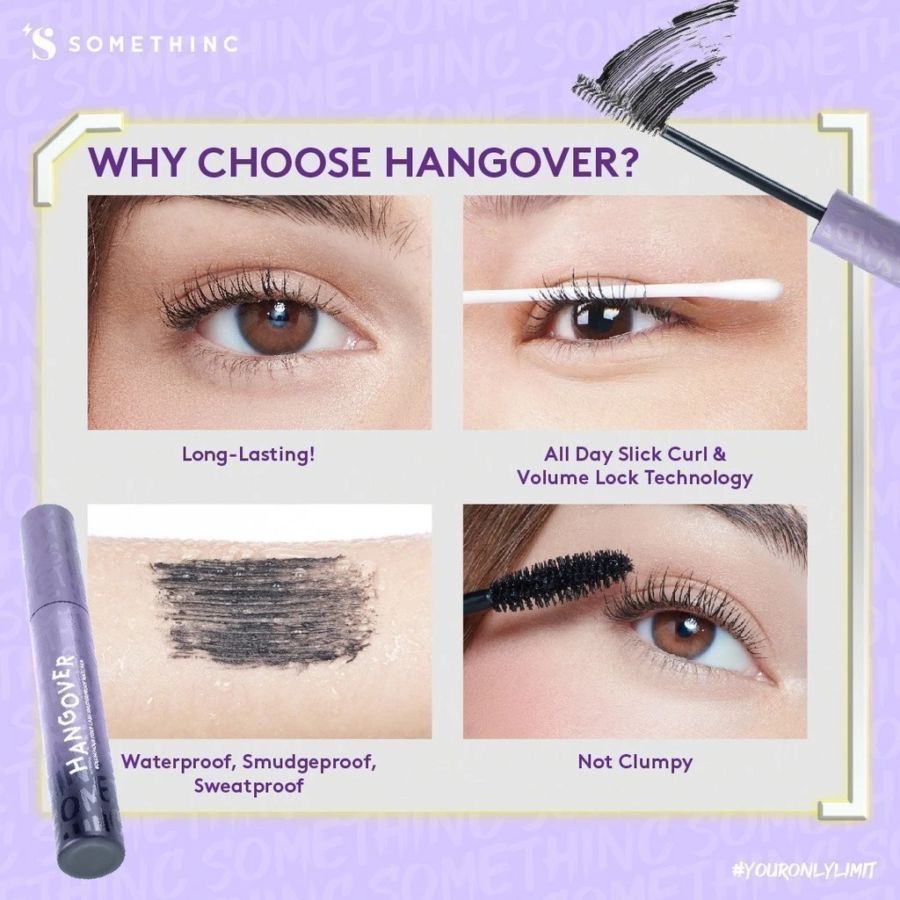Somethinc Hangover Voluminous Fiber Lash Smudgeproof Mascara 7gram