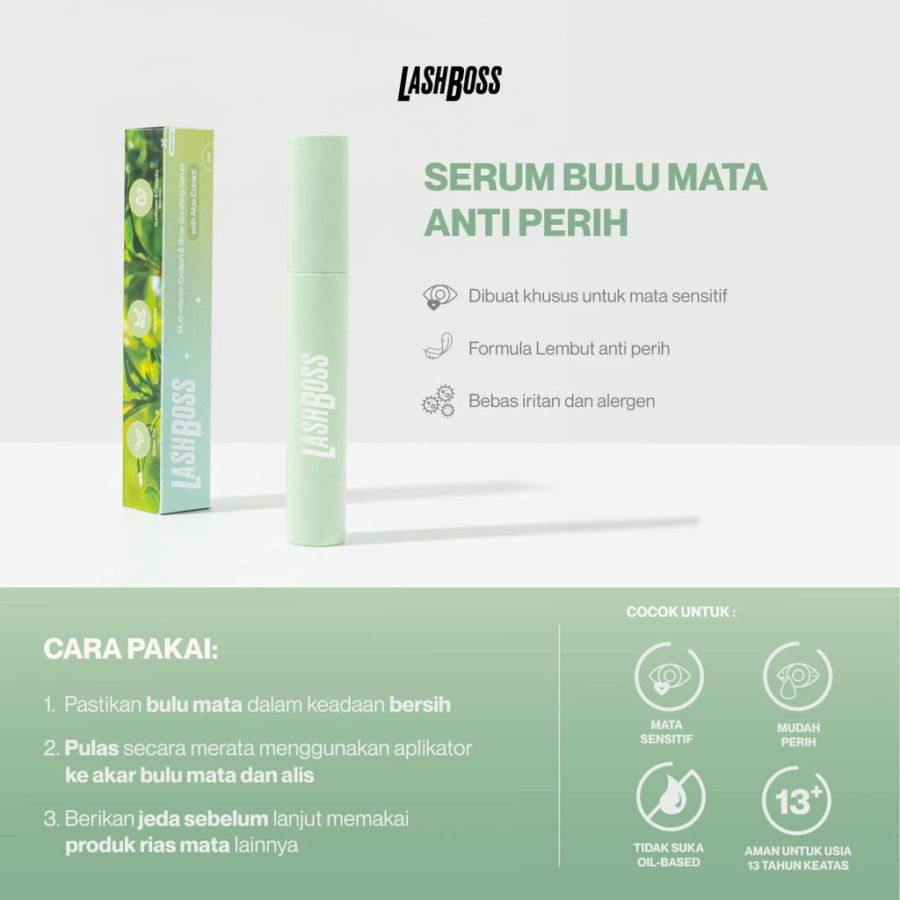 Lashboss Lash & Brow Serum for Sensitive Eyes 5ml