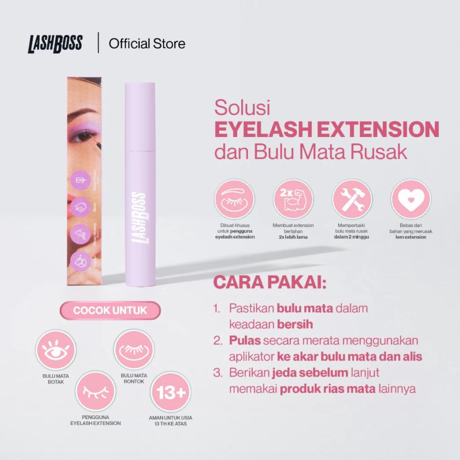LashBoss Capixyl Lash & Brow Serum for Eyelash Extension 5ml