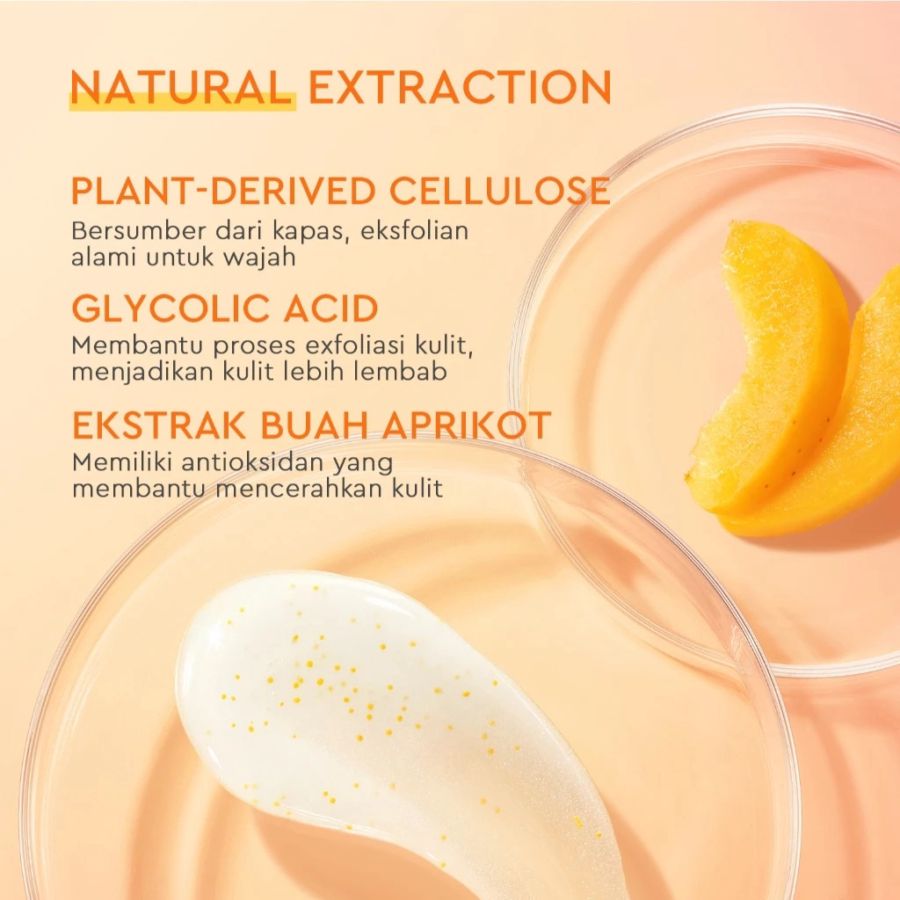 Glad2Glow Apricot Glycolic Acid Exfo Smooth Peeling Gel 50ml