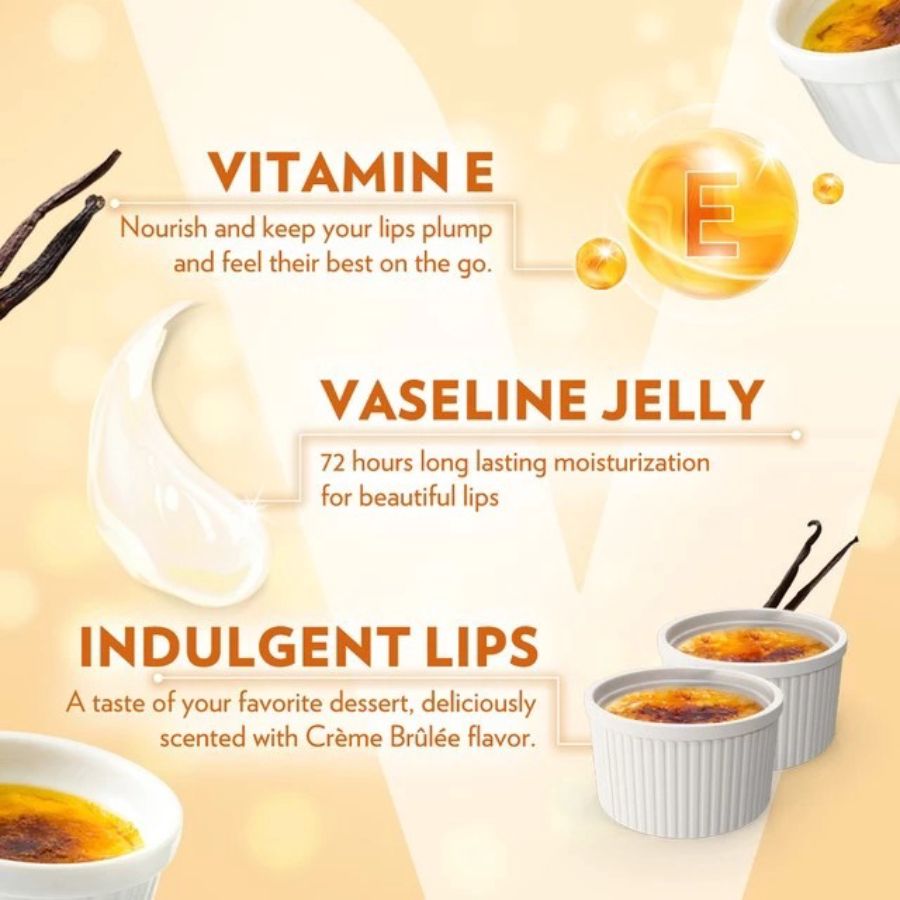 Vaseline Lip Balm Theraphy Creme Brulee 7gram 7gram