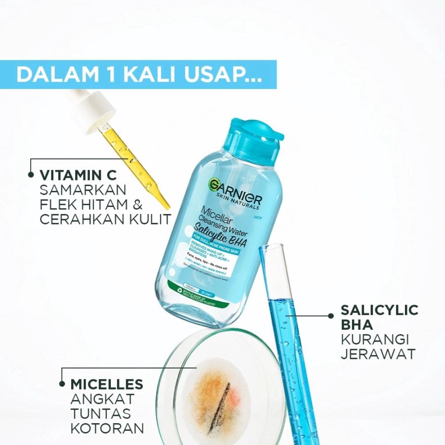 Garnier For Oily & Acne Prone Skin Micellar Cleansing Water 125ml