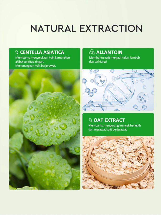 Glad2Glow Centella Allantoin Soothing Gel Moisturizer 30gram