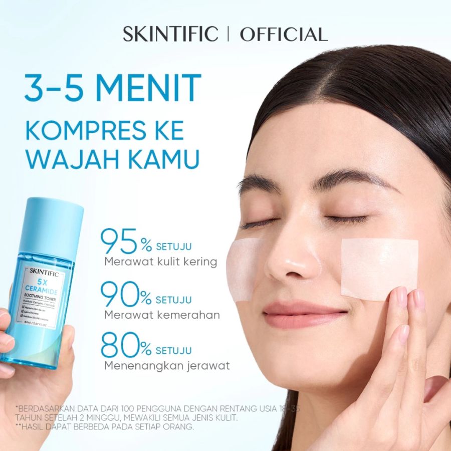 Skintific 5x Ceramide Soothing Toner Travel Size 20ml