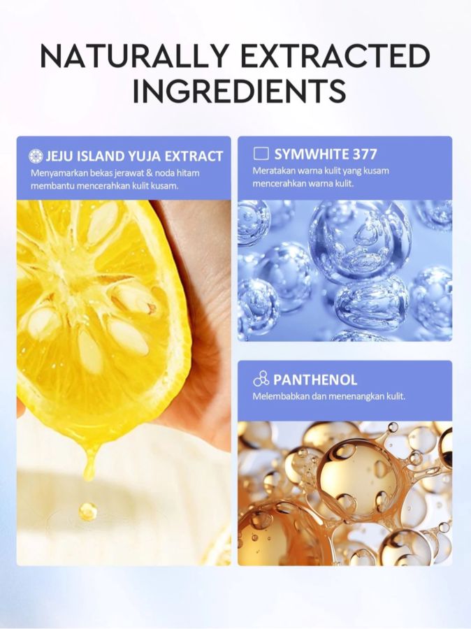 Glad2Glow Yuja Symwhite 377 Dark Spot Moisturizer 30gram