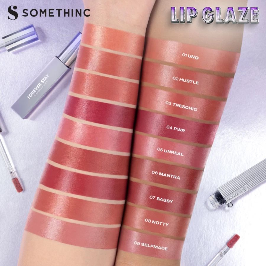 Somethinc Forever Stay Comfort 01 Uno Lip Glaze 3gram