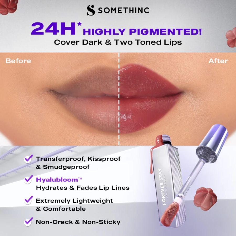 Somethinc Forever Stay Comfort 01 Uno Lip Glaze 3gram