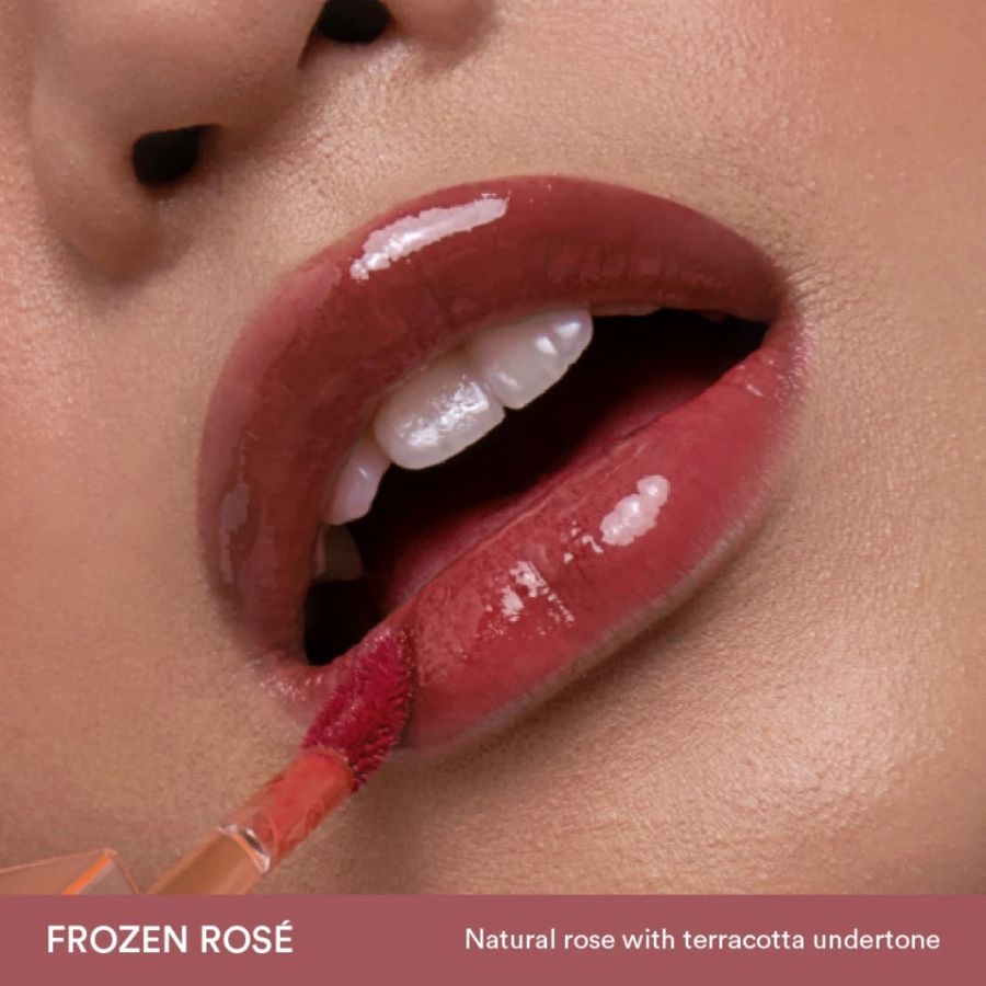 Rollover Reaction DEWDROP! Frozen Rose Lip and Cheek Tint 4gram