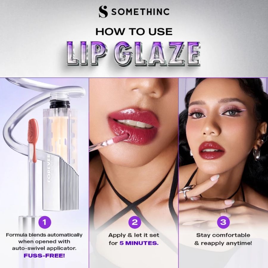 Somethinc Forever Stay Comfort 01 Uno Lip Glaze 3gram