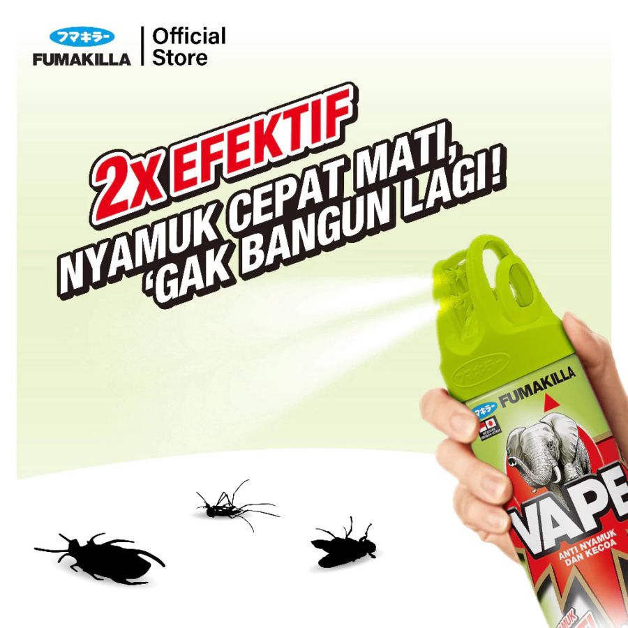 Vape Aerosol Fruity Fresh Pembasmi Serangga 600ml