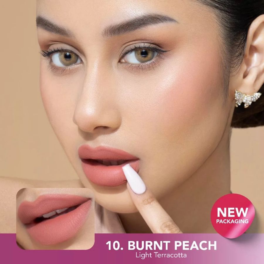 Mother of Pearl My Perfect Nude Burnt Peach Lip Cream 6ml