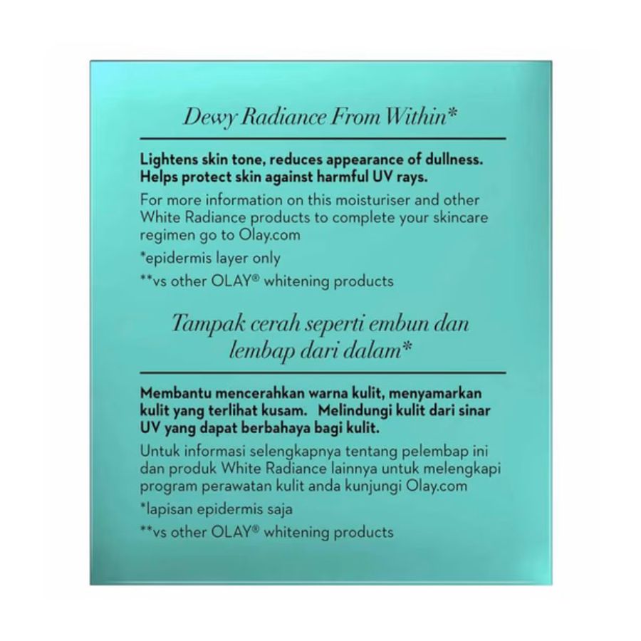 Olay White Radiance Advanced Whitening SPF 24 PA +++ Moisturizer 50gram