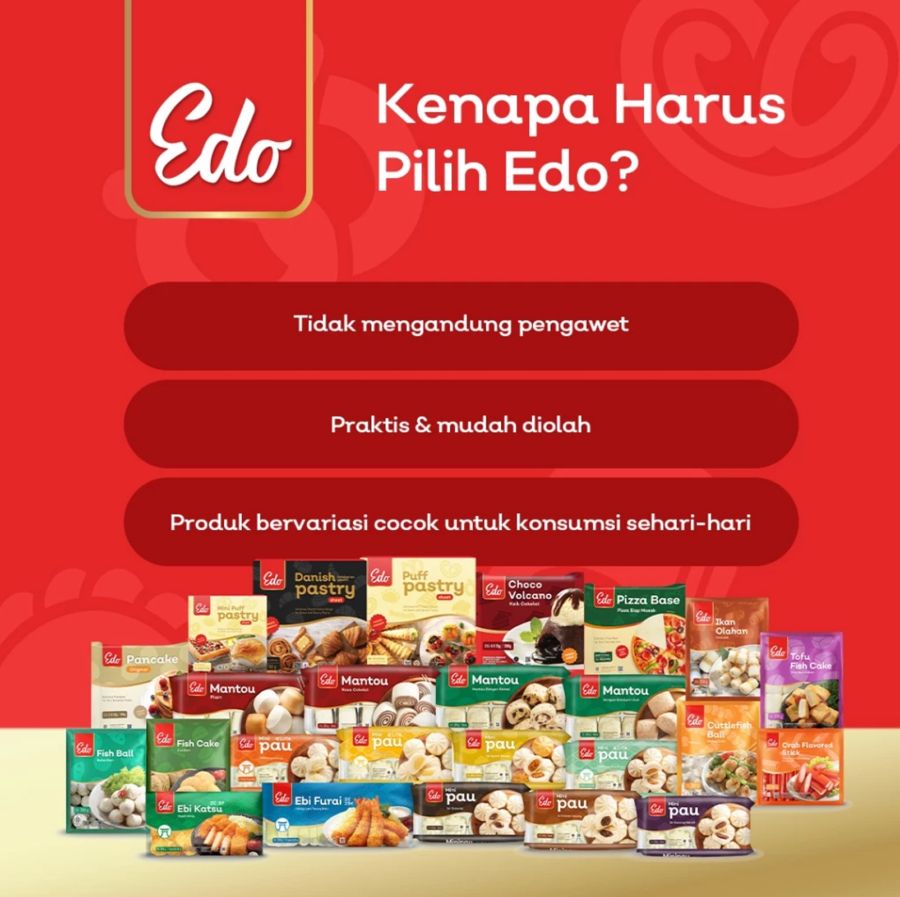 Edo Mini Puff Pastry Sheet 375gram