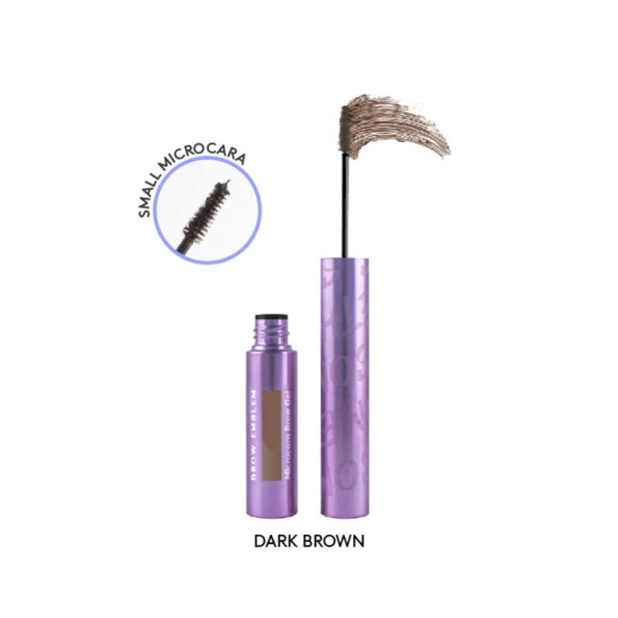 Somethinc Brow Emblem Microcara Dark Brown Brow Gel 3gram