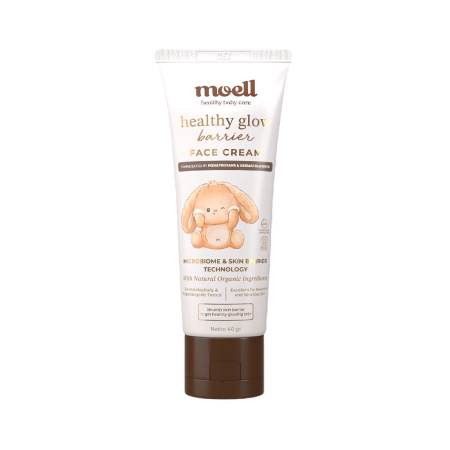 Moell Healty Glow Berrier Baby Face Cream Perawatan Bayi 40gram