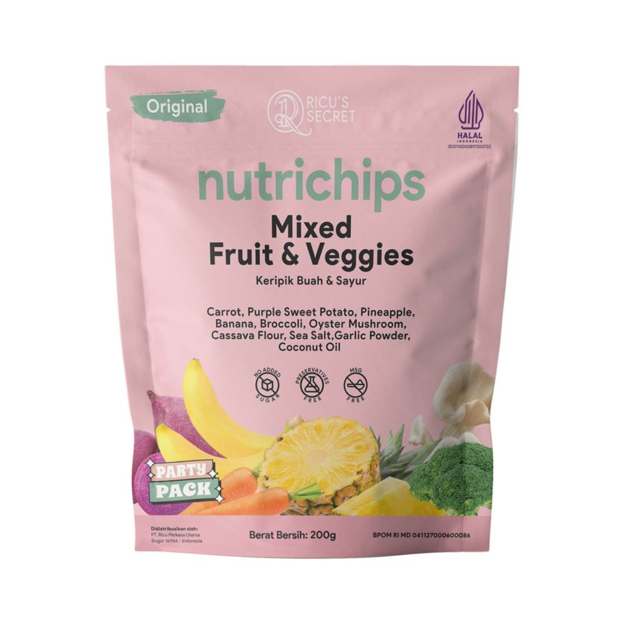 RICU'S SECRET Nutrichips Original 200gr 1pcs