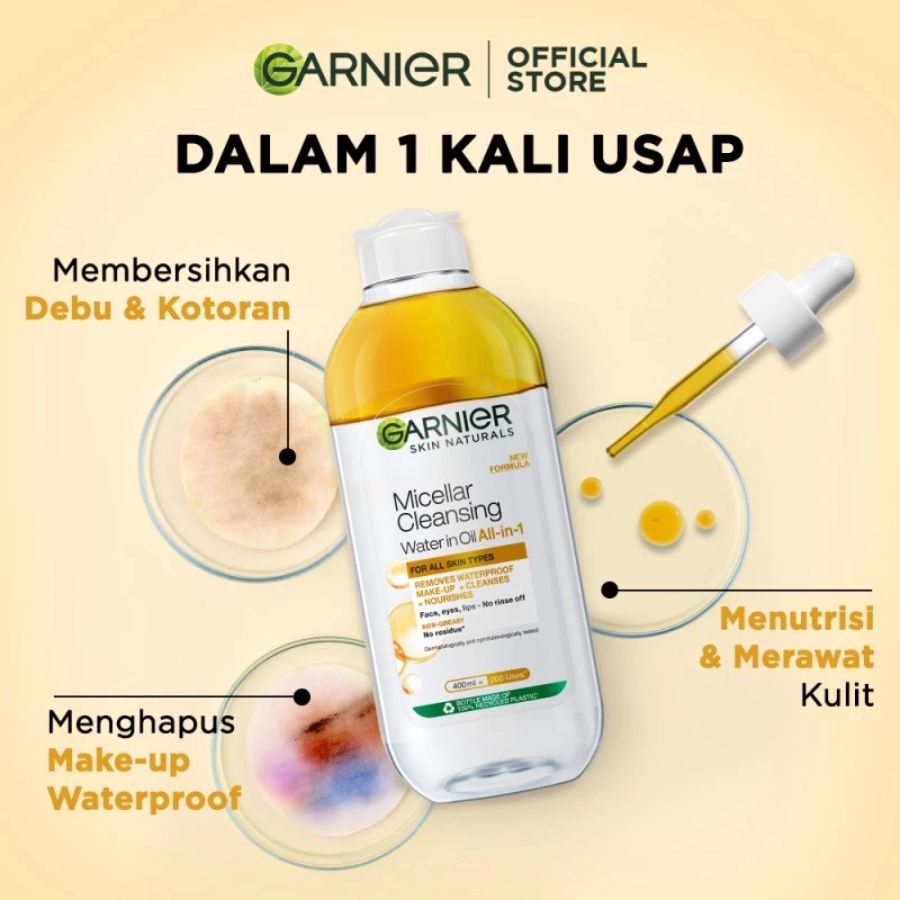 Garnier Micellar Oil Infused Cleansing Water Make Up Remover 50ml