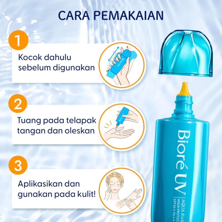 Biore UV Aqua Rich Protect SPF 50+ PA+++ Sunscreen 70ml