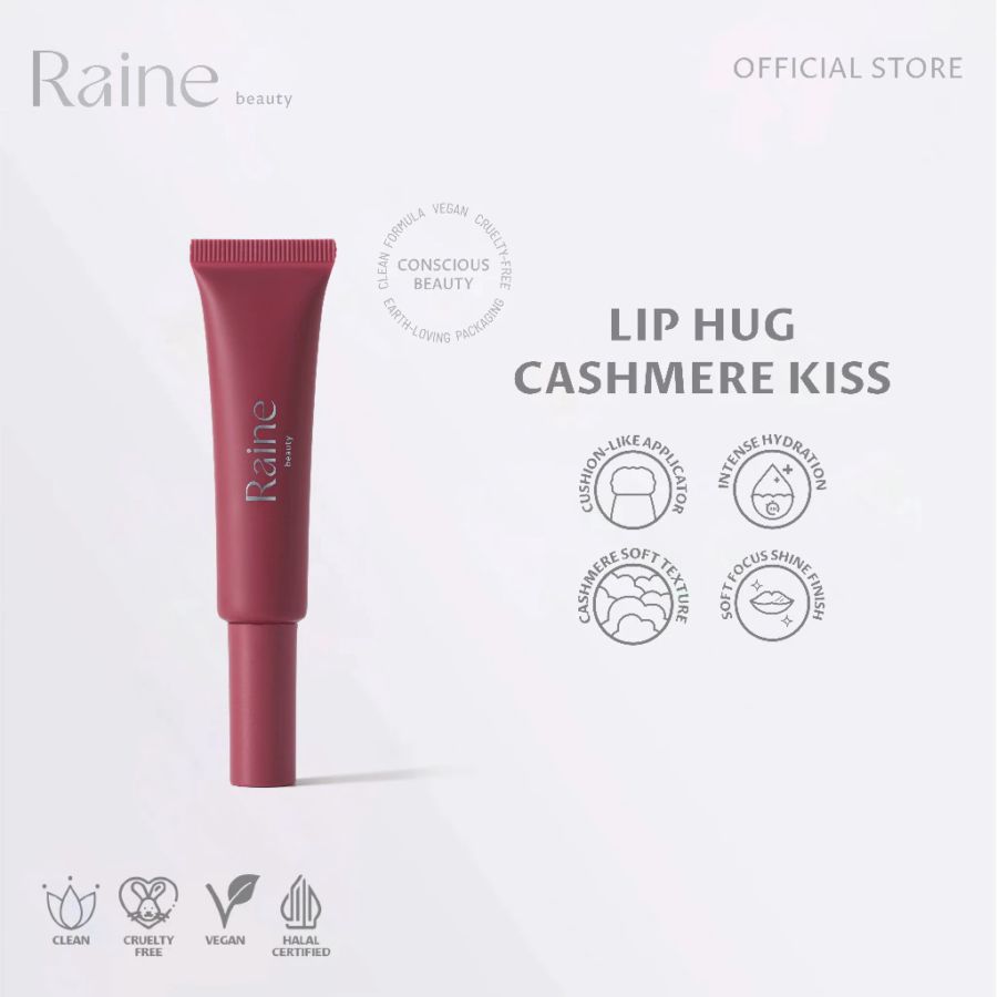 Raine Beauty Lip Hug Cashmere Kiss Snuggly Pink Lipstik 10gram