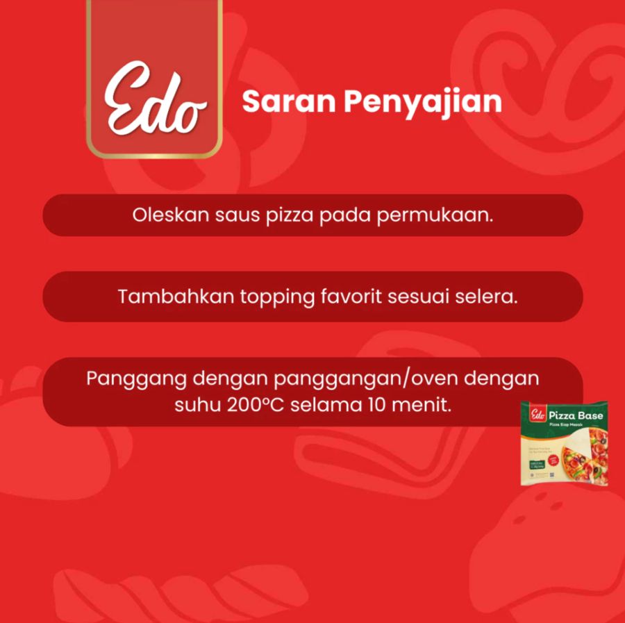 Edo Pizza Base 120gram