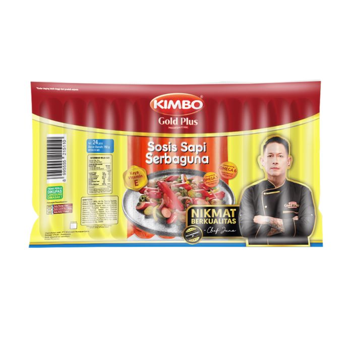 Kimbo Sosis Sapi Serbaguna 24pcs 792 gram