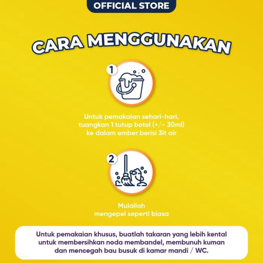 Mr Muscle Axi Triguna Lemon Pembersih Lantai 3700ml