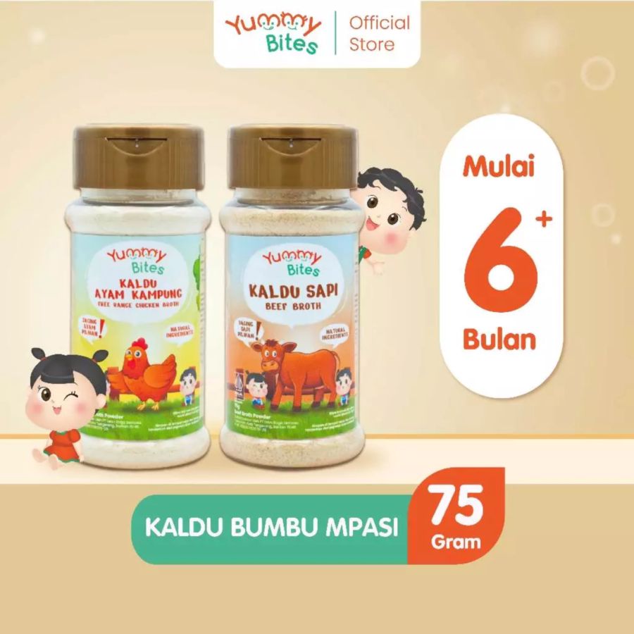 Yummy Bites Kaldu Sapi Bumbu MPASI 75gram