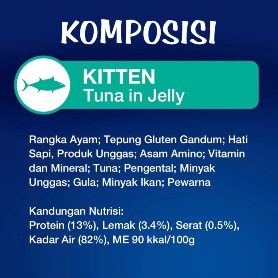 Felix Tuna Kitten Makanan Kucing Basah 85gram