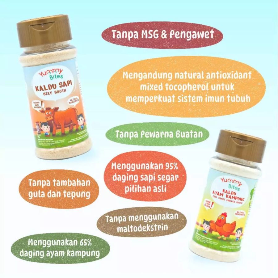 Yummy Bites Kaldu Ayam Kampung MPASI 75gram