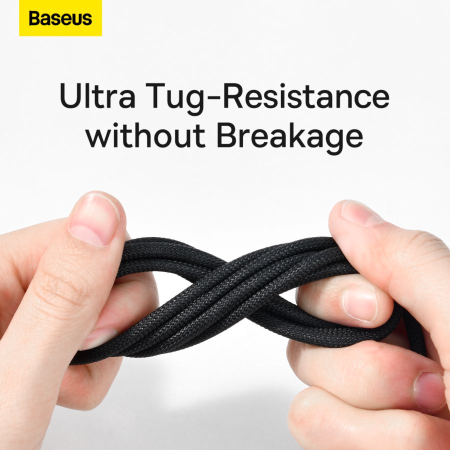 Baseus Tungsten Gold Fast Charging Cable USB to Type-C 100W 2m Black 1pcs