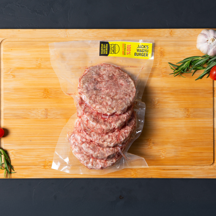 Jack's Wagyu Burger Grainfed 450-500gram