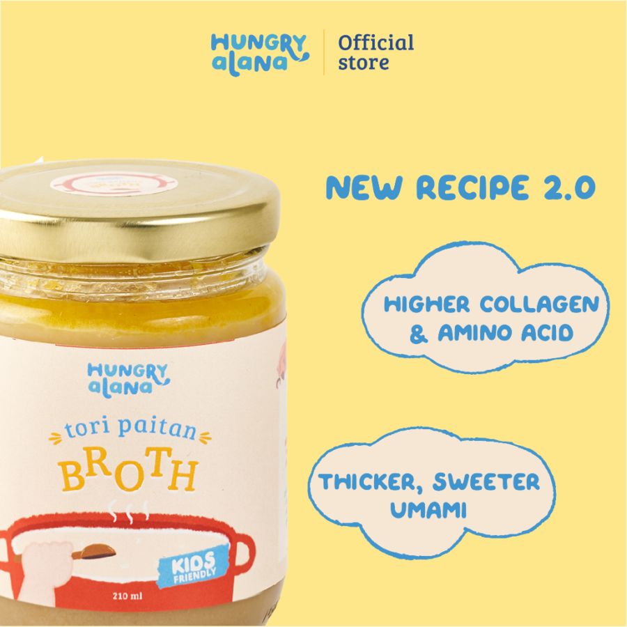 Hungry Alana Tori Paitan Broth Kaldu Ayam Probiotik MPASI 210ml