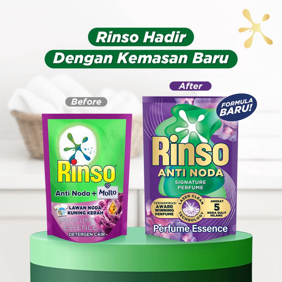 Bundle Isi 2 Rinso Anti Noda Essence Deterjen Cair 700 ml 700ml