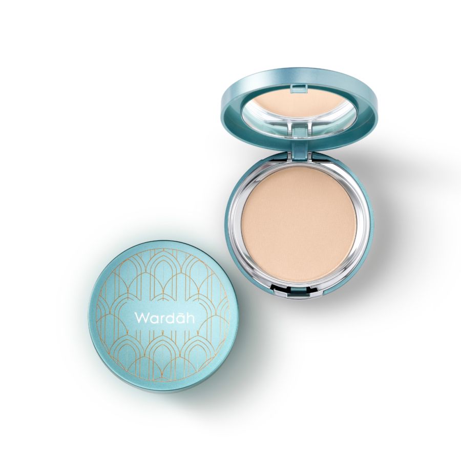 Wardah Exclusive 02 Light Beige Bedak Two Way Cake 14gram