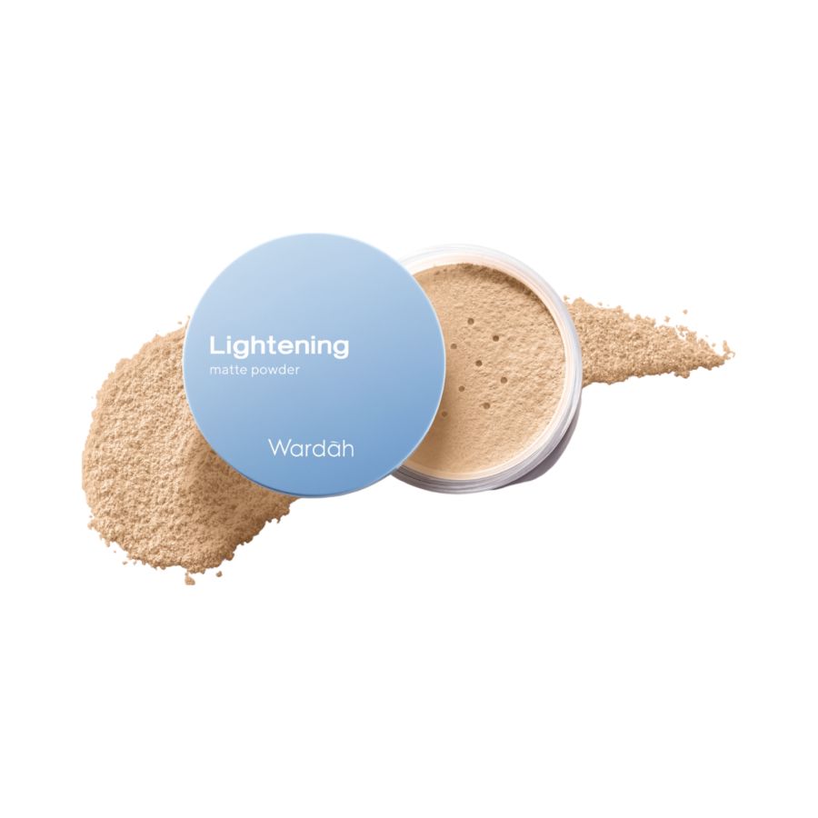 Wardah Lightening Matte 03 Warm Ivory 23W Loose Powder 20gram