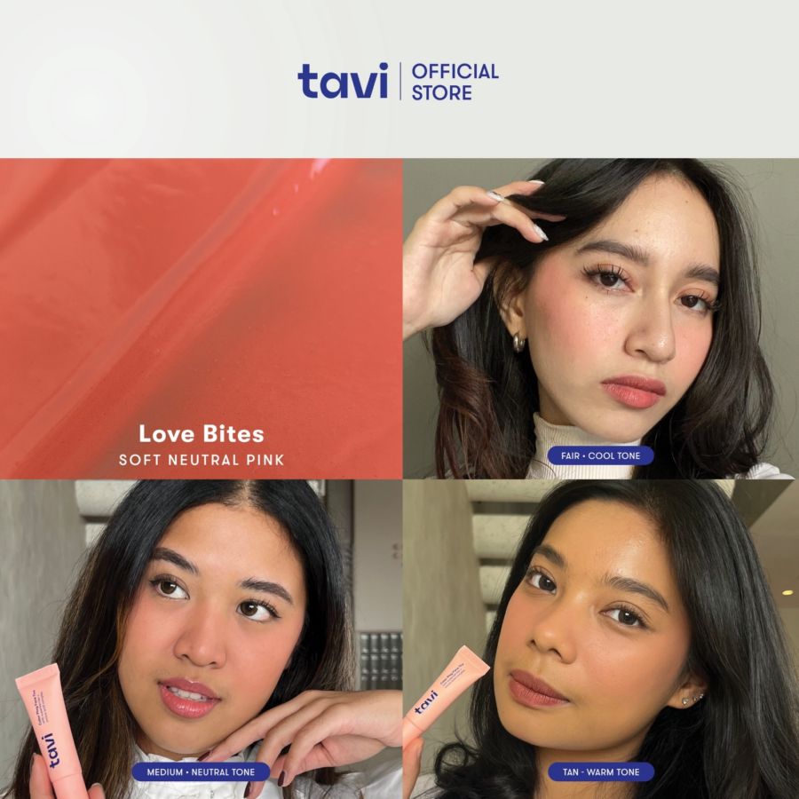 TAVI Color Play Face Tint Love Bites Blush & Highlighter 9gram