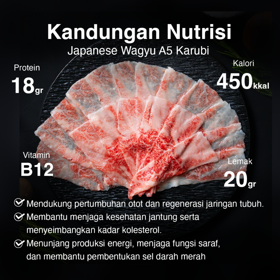 Japanese Wagyu A5 Karubi Astro Farm Signature 100gram 100gram