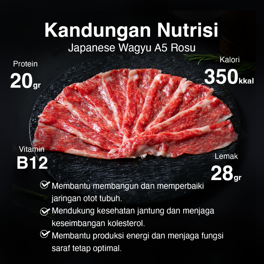 Japanese Wagyu A5 Rosu Astro Farm Signature 100gram 100gram