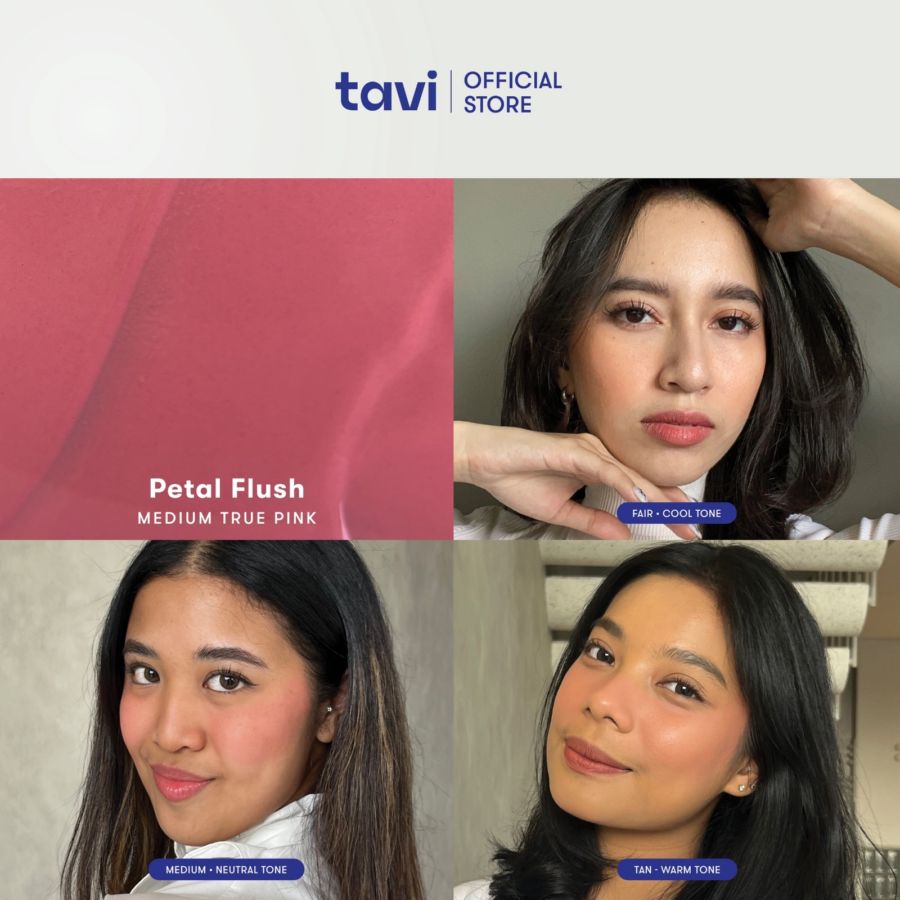TAVI Color Play Face Tint Petal Flush Blush & Highlighter 9gram