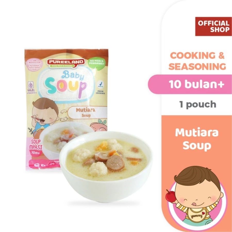 Pureeland Baby Soup Mutiara Soup MPASI 150ml